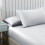 Imperial Rooms (Silver, Super King (180 x 200 cm)) Fitted Sheet Bed Sheets Extra Deep 25CM Single Double King Sizes 5