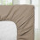 Imperial Rooms (Beige, Single (90 x 191 cm)) Fitted Sheet Bed Sheets Extra Deep 25CM Single Double King Sizes 3