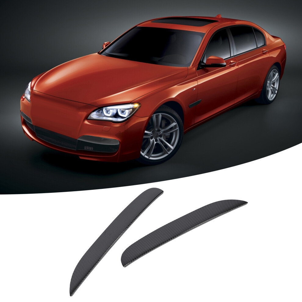 Carbon Fiber Style Front Bumper Moulding Trim For 7 Series F01 F02 F04 3111384565423