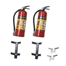 2 StüCk Simulation -FeuerlöScher für 1/10 RC Raupenauto Axial SCX10 TRX4 RC4WD D90 Dekorationsteile,Rot