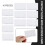 10 Pcs White 125Khz 0.8mm RFID Access Proximity Card 6