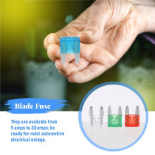 35 Piece MIXED Blade Fuse AUTO Car Motorbike 5 7.5 10 15 20 25 30 AMP