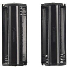 2 PeçAs Suporte de Bateria Preto para 3 X 1,5 V Pilhas AAA Lanterna Lanterna