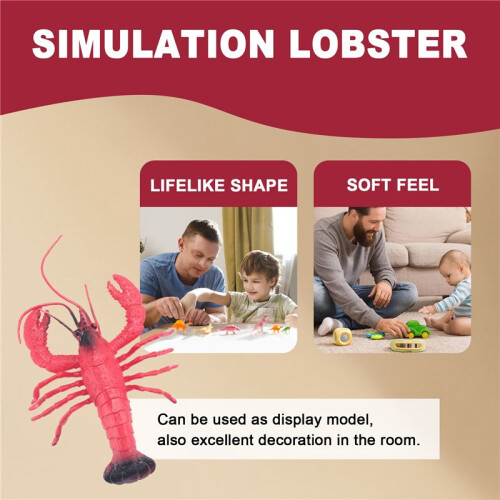 Lobster Model Simulation Lobster Kids Toy - Red 2