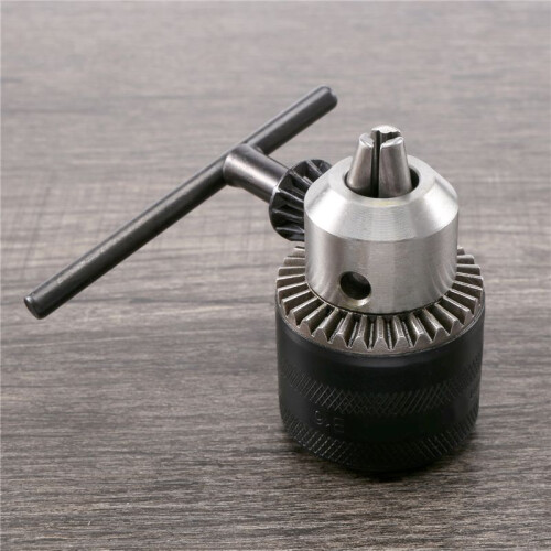 Key Type 1.5-13mm Capacity B16 Tapered Bore Drill Chuck 2