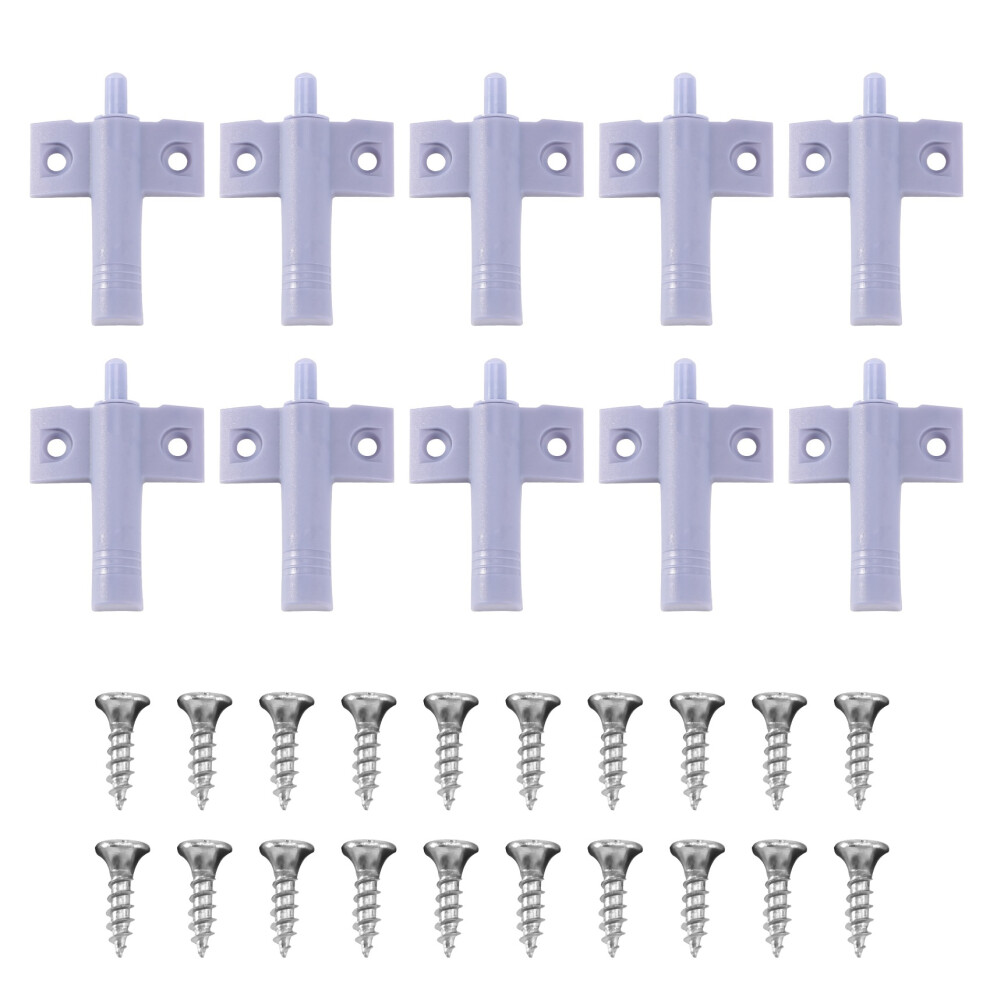 10X Soft Quiet Close Kitchen Cabinet Door Drawer Closer Damper Buffers+Screws Grey 4713989128561