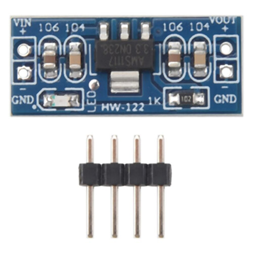 AMS1117-3.3  Step-Down Spanningsregelaar Adapter Converter 3,3V Uit