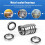 10Pcs  6802-2RS 15x24x5mm Metal Shielded Sealed Deep   Bearings 6