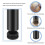 6Pcs Plastic Blanking End Cap Pipe Tube Insert Plug Cover 40mm Black 4