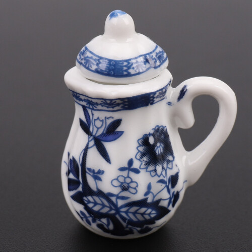 1/12th Dining Ware China Ceramic Tea Set Dolls House Miniatures  Flower 2