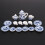 1/12th Dining Ware China Ceramic Tea Set Dolls House Miniatures  Flower 2