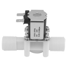 12V 1/2inch N/C Plastic Electric Solenoid Valve Magnetic Water Air Normally Closed