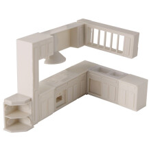 Puppenhaus Miniatur Spielzeug Haus Schrank Kuechenmoebel Formen Wohnkultur Kit