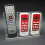 Clear Acrylic Remote Control Holder Wall Mount Media Organizer Storage Box (Three Compartments) 7