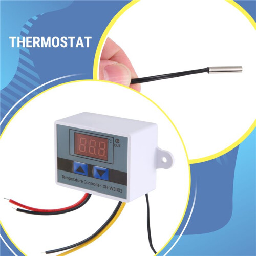 12V Digitale LED-Temperatuurregelaar Thermostaatschakelaar 2