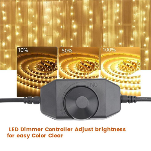 12V / 24V 6A LED Dimmer Controller Adjust brightness for easy Color Clear, Black 2
