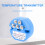 RTD PT100 Temperature Transmitter DC24V Minus 50 ~ 100 degree Output 0-10V 6