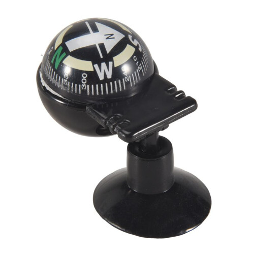 New Car Vehicle Floating  Magnetic Navigation Compass Black 2