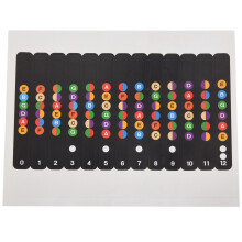 Learning to with A Note Sticker for the Fretboard | Comb Suitable for Electric Guitar, Acoustic Guitar, Classical Guitar, Western Guitar and