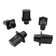 Tele Cap Tip For Telecaster Top-Hat Tip Black For Tele Guitar Parts Pack Of 5