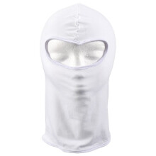 Outdoor Full Face Mask Spandex passamontagna sottile moto ciclismo sci CS maschera bianca