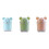 Cute Desktop Trash Desktop con Coperchio  Paper Flip Plastic Trash Can 9