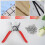 Pliers con 20 Set Bottoni Automatici del Rame Bianca con Bottoni Automatici per Rivetti 4