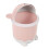 Cute Desktop Trash Desktop con Coperchio  Paper Flip Plastic Trash Can 5