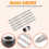 5Pcs S2 Screwdriver Bits Set 100Mm Phillips Strong Magnet Driver Steel Double  Hex Shank With Magnetizer Ring 2