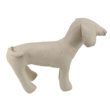 Leren Mannequins Hond Staande Positie Hond Modellen Speelgoed Huisdier Dierenwinkel Etalagepop Wit M