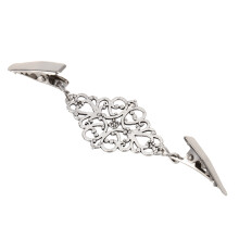Women Cardigan Sweater Blouse Pin Shawl Brooch Flower Clips Shirt Collar Retro Duck Clip Scarf Clasps Charm Accessories Silver