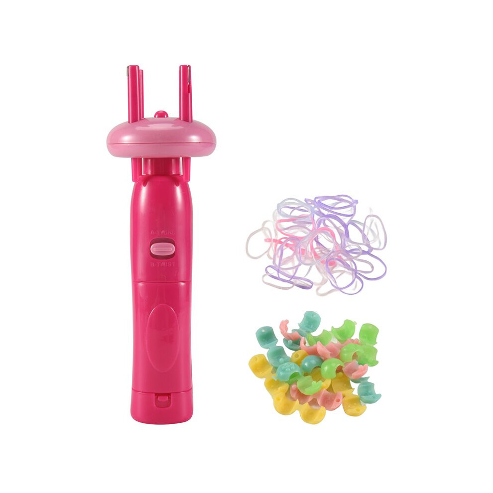 Women Portable Electric Automatic Diy Hairstyle Tool Braid Machine Hair Weave Roller Twist Braider Device Kit