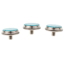 3 Pcs Trumpet Finger Buttons Valve Finger Trumpet Cap Screw Cover for Musical Bass Instrument Trumpet Repairing Accessories,Light