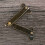 Furniture Box Rotatable Folding Lid Support Hinge Bronze Tone 4Pcs 6