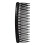 2 pezzi Plastica 24 Denti Combs per Lady Nero 2