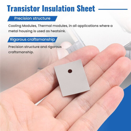 TO-247 Transistor Silicone Insulator Insulation Sheet 26mmx20mm 50 Pcs 2
