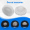 Different Styles White Plastic Gear Set 58 Pcs for RC Toys 4