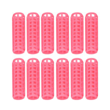 12 Pcs Plastic DIY Hair Styling Roller Curlers Clips