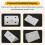 Furniture Cabinet Fastener Corner Braces Angle Brackets White 10pcs 3