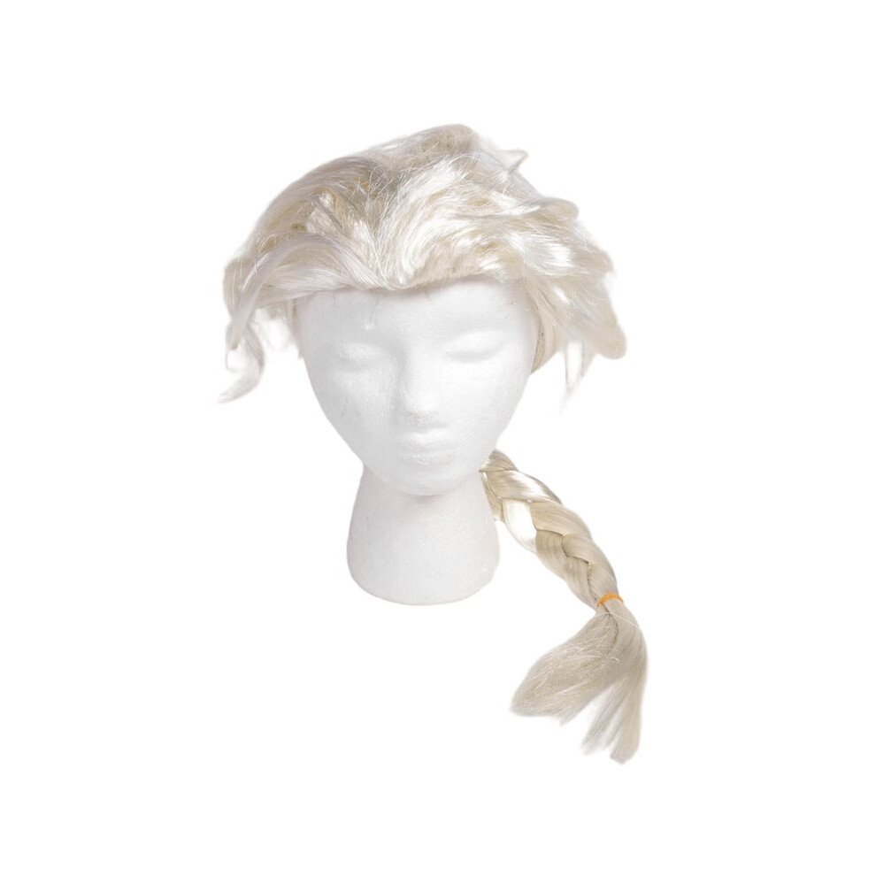 Beautiful Adult Wig light gold Braid Dressing