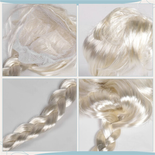 Beautiful Adult Wig light gold Braid Dressing 1