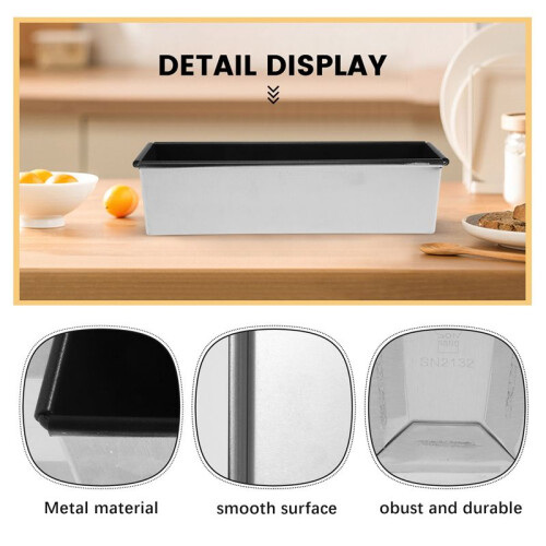 Non-Stick Rectangular Bread Mold Small Toast Box Baking Mold Cake Mold 1