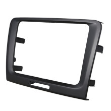 Svart 220 X 130 X 210 mm 2 Din Car DVD Radio Montering Dash Panel Fascia Ram för 2009-2014 för Superb