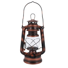 25Cm Iron Antique Bronze Oil Lanterns (Cover) Nostalgic Portable Outdoor Camping Lamp Leak Proof Seal Outdoor Camping Light