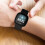 Silicone Watch Strap for Fitbit Versa4/Fitbit Sense2/Fitbit Versa3/Fitbit Sense Black S 3
