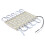 1*10pcs 5050 SMD 3 LED Module LED Strip String Light Waterproof  12V Cool White 9