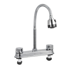 Modern Dual-Use Kitchen Sink Faucet 26.5cm Ceramic & Metal