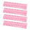 Plastic Drawer Divider Set, Adjustable, Pink, 47x7cm, 4 pcs 11