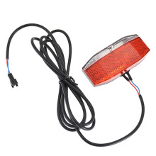 Cycling Ebike Rear Lamp 6V-48V Electric Bike Rear Light E-Bike LED Taillight Electric Bicycle Warning Light