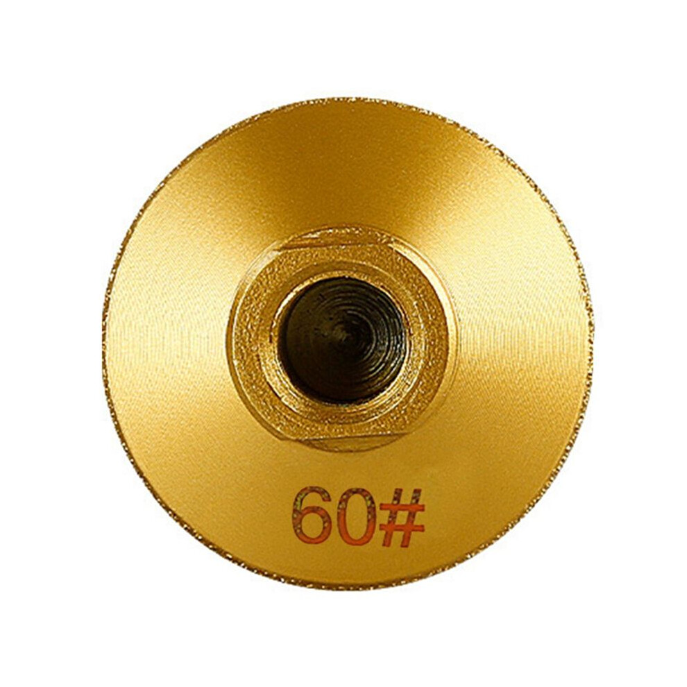 1Pcs M14 2Inch Brazing Diamond Brazed Flat Grinding Abrasive Polishing Stone Marble Quartz Cobblestone Grind 60 4713291178391